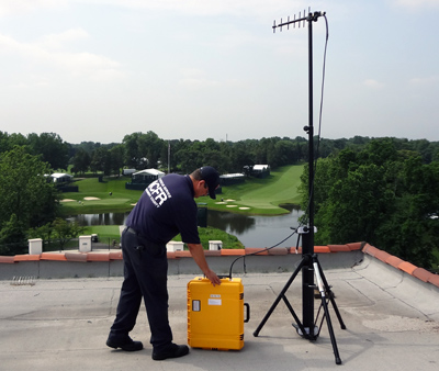 SIPS-BDA in use during AT&T National Golf Tournament at Congressional Country Club